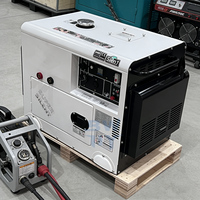 Générateur diesel silencieux 5KW-18KW 50Hz/60Hz 220V/380V avec ATS en option pour usage commercial et domestique, personnalisation prise en charge