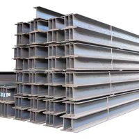 Poutre en acier profilée en H laminée à chaud, type H, fer S235JR A36 A355JR, poutres en acier à faible teneur en carbone pour la construction, poutre en acier de type H