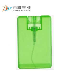 Bai <span class=keywords><strong>Ya</strong></span> BY201 Venta caliente estilo 20ml tarjeta de crédito desinfectante recargable Mini PP botella de Spray de Perfume - Product Image 3