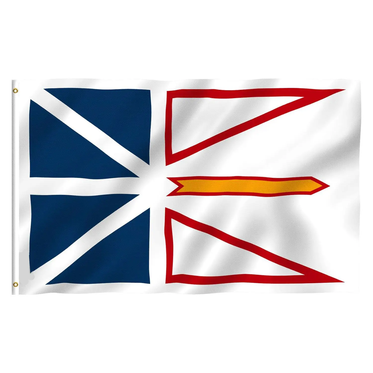 Produit promotionnel Drapeau canadien 3x5ft Outdoor Double face Canada Terre-Neuve-et-Labrador Drapeau