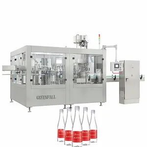 Small bottle beverage pure water fruit juice filling and capping machine