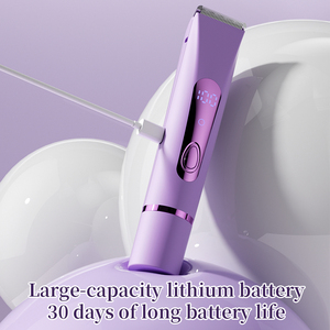 Tondeuse à cheveux <span class=keywords><strong>électrique</strong></span> en matériau ABS, <span class=keywords><strong>rasoir</strong></span> à double tête rechargeable <span class=keywords><strong>pour</strong></span> femmes, <span class=keywords><strong>peau</strong></span> <span class=keywords><strong>sensible</strong></span>, exclusivité transfrontalière - Product Image 2