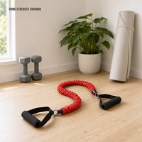 Corda elastica per allenamento fitness all'ingrosso, set yoga indoor, corda di resistenza multifunzionale per allenamento