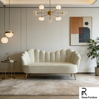 Canapé de luxe à cadre en acier, design moderne et personnalisé, pour mariages et événements, modèle 2026
