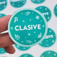Autocollants artistiques au design créatif, en papier synthétique et vinyle, pour artistes, artisans et petites entreprises