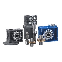 Moteur à engrenages à angle droit AC intégré NMRV monophasé, vitesse nominale 1500 tr/min, 220V/380V, haute efficacité, 50/60Hz