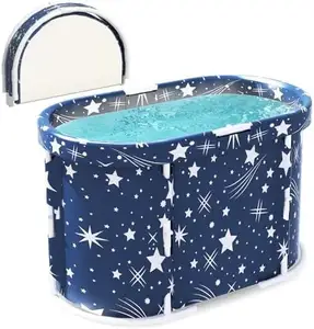 Baignoire portative Baignoire autoportante pliable, baignoire de glace SPA chaude pour adultes et enfants