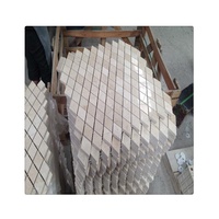 Mosaïque de marbre rhomboïde de haute qualité pour les carreaux de sol de villa