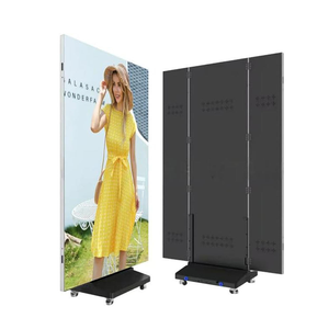 Afficheur LED pliable à trois volets GOB haute luminosité, affichage numérique portable d'intérieur, écran publicitaire mobile à économie d'énergie - Product Image 3