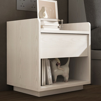 Design à la mode moderne 150x180Cm boîte haute rangement petit meuble ménager panneau Double lit Double lit Queen cadre de lit
