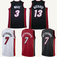 Jahitan Berkualitas Terbaik Dapat Disesuaikan # 7 ANTETOKOUNMPO Jersey Bola Basket