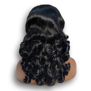 Peluca sin pegamento de 300% de densidad, con cabello humano real, estilo suelto y voluminoso, muy vendida en Europa y América. - Product Image 4