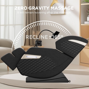 Silla de Masaje de Cuerpo Completo Zero Gravity en Oferta - Shiatsu Moderno de Lujo con Bomba de Calor y Función Musical para Alivio de Pies y Cuello - Product Image 5