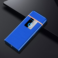 Nouveau briquet électronique USB 2024 à écran tactile, petit briquet électrique rechargeable