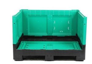 HUADING Conteneur de stockage pliable en HDPE robuste Grand support de <span class=keywords><strong>palette</strong></span> pliable logistique Équipement de stockage de cargaison pliable - Product Image 2