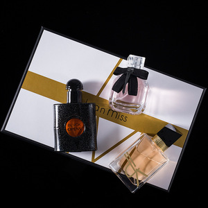 Coffret Cadeau de 3 Mini Parfums, Vaporisateur Floral Eau de Toilette <span class=keywords><strong>pour</strong></span> Hommes et Femmes, Idéal <span class=keywords><strong>pour</strong></span> les Cadeaux d'Anniversaire de Couple, Cadeaux de Couronne - Product Image 2