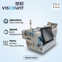 Compteur automatique VisCount VST4-2 CE pour vis, rivets, clips et composants d'injection plastique – Machine de comptage par vision