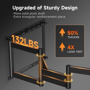 MA1079M 32&quot;-84&quot; 60kg Heavy Duty <strong>TV</strong> Wall Mount OEM ODM Full Motion <strong>TV</strong> Support VESA Mount Television Screen Holder Bracket - Product Image 4