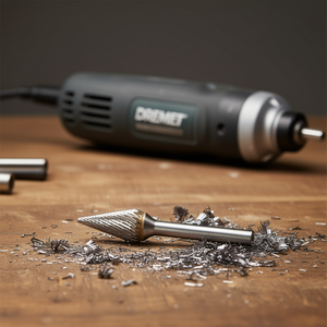 ดอกสว่านโรตารี่แบบกรวย Ab8800 ขนาดเส้นผ่านศูนย์กลาง 3 มม. ความยาว 11 มม. แบบ Z6 สำหรับการเจียรที่แม่นยำ - Product Image 3