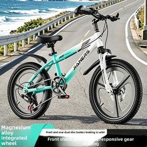 Bicicleta de Acero con Alto Contenido de Carbono, Nuevo Modelo, <span class=keywords><strong>para</strong></span> Niños y <span class=keywords><strong>Niñas</strong></span> de 6 a 17 Años, Estudiantes de Primaria, Niños Mayores, 6 Velocidades, con Resorte - Product Image 2