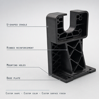 Support cantilever médical en aluminium moulé sous pression sur mesure, usiné CNC, pour dispositif médical