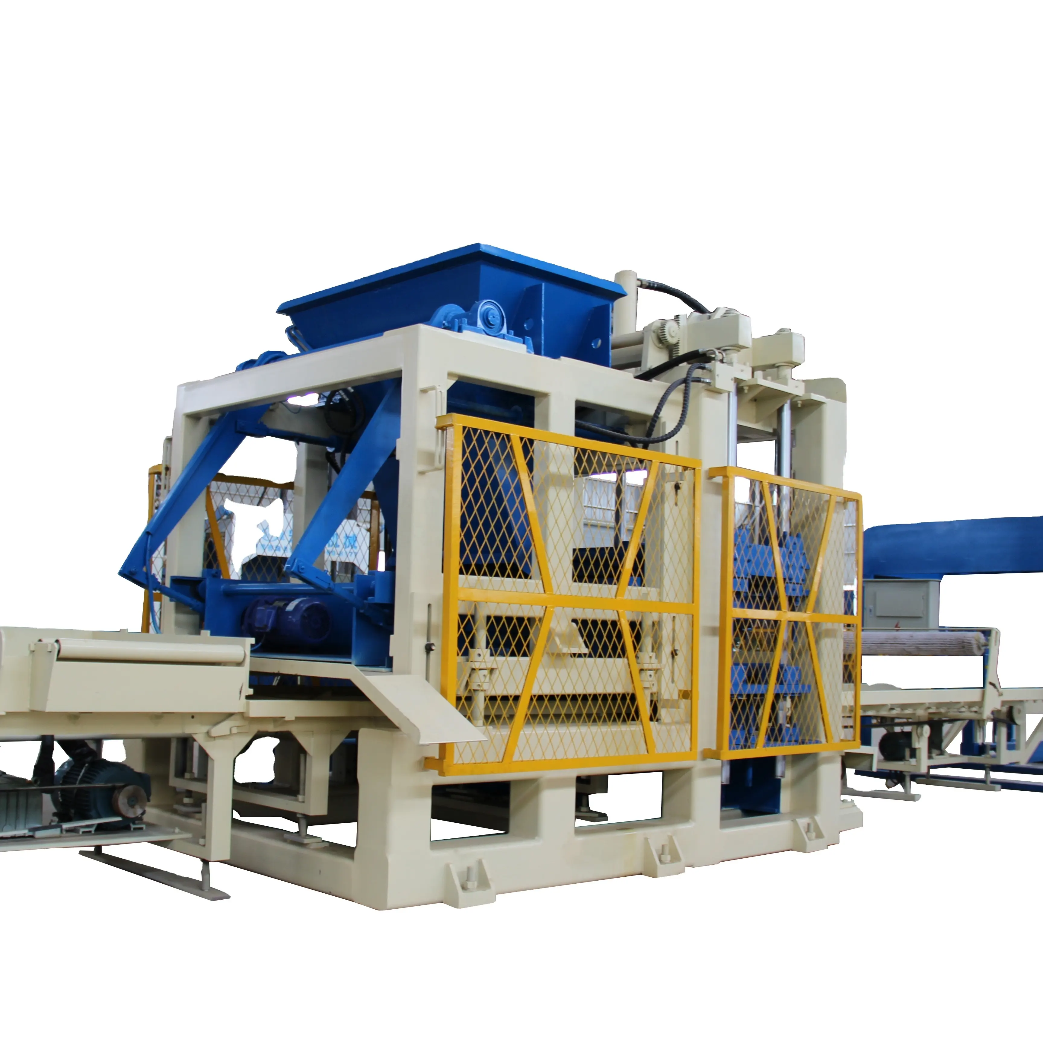 Guangxi Hongfa fully automatic concrete block making machine, concrete block maker qt6-15