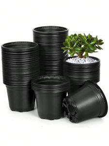 Vietnam Eco-Friendly PP <b>Plastic</b> Durable Lightweight Large Capacity Minimalist Garden Flower Pots Drainage Hole for Home/Indoor - Product Image 2