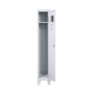Armoire en acier de <span class=keywords><strong>casier</strong></span> de <span class=keywords><strong>casier</strong></span> en métal de porte unique d'employé de bureau <span class=keywords><strong>pour</strong></span> le <span class=keywords><strong>vestiaire</strong></span> de chambre à coucher - Product Image 3