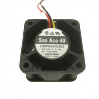 Kipas Pendingin Sanyo 109P0424G302 DC 24V 0.19A 4CM 4028 Asli