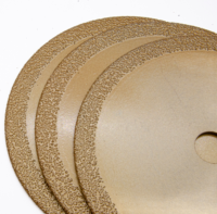Disque de coupe et de meulage diamanté brasé sous vide de haute qualité pour carreaux de marbre et de granit, avec meuleuse d'angle