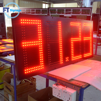 Panneau d'affichage numérique des prix du carburant pour station-service, écran LED, étanche en extérieur, télécommande RF, panneau sur pylône personnalisable