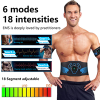 Ceinture de Tonification Abdominale Électrique pour Fitness, Appareil de Renforcement Abdominal, Soulagement des Douleurs Dorsales, Masseur de Taille