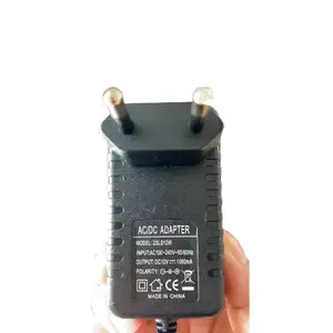 12V 1A fuente de alimentación conmutada adaptador de montaje en pared adaptador de corriente lineal de CA a CC