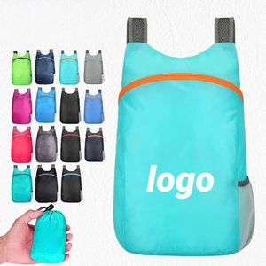 Mochila Plegable Promocional de Doble Asa con Logotipo Personalizado, Ideal para Actividades al Aire Libre y Viajes - Product Image 1