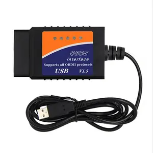 Scanner USB elm327 pour voiture multi-marques CAN-BUS prend en charge tous les protocoles OBD2 fonctionnent sur Windows