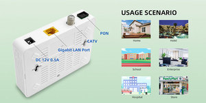 Hosecom g53c GPON 1ge + CATV xpon <span class=keywords><strong>onu</strong></span> FTTH mạng IP TCP 12V cung cấp điện SFP Yếu tố hình thức sử dụng sản phẩm ONT OLT RJ45 - Product Image 5
