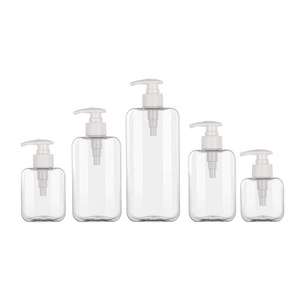 Botella de Plástico PET Esmerilada Personalizada de 250 ml con Bomba para Loción Corporal, Champú y Acondicionador - Product Image 1
