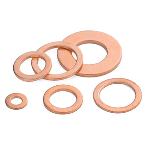 Rondelles plates en cuivre M3-M60 de haute qualité, joints d'étanchéité en bronze à dents internes, collés, pour usage interne - Product Image 2