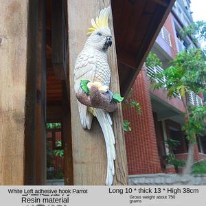 Artesanía de resina ecológica de fuente transfronteriza, decoraciones para loros colgantes de pared con gancho de decoración suave para regalos para el hogar - Product Image 6