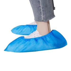 Couvre-<span class=keywords><strong>chaussures</strong></span> jetable antidérapant non tissé Couvre-<span class=keywords><strong>chaussures</strong></span> jetable élastique <span class=keywords><strong>de</strong></span> protection anti-poussière antidérapant (un paquet <span class=keywords><strong>de</strong></span> 100 pièces) - Product Image 1
