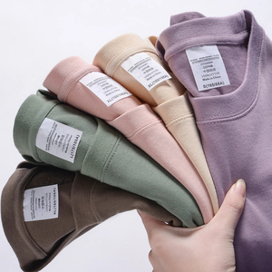 Logo con stampa OEM cotone pettinato Vintage pesante Oversize 280gsm t-Shirt produttore di <span class=keywords><strong>abbigliamento</strong></span> da <span class=keywords><strong>uomo</strong></span> personalizzato - Product Image 5