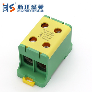 SAL5-95-2 phổ cao hiện tại 32A vít loại niken-mạ đồng CU/AL khối thiết bị đầu cuối dây nối cho 24-12 AWG - Product Image 2