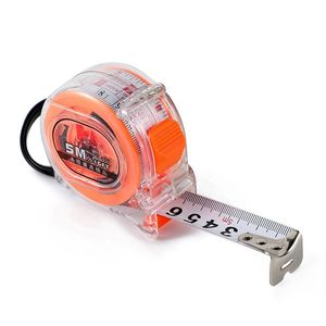 Yongheng mới <span class=keywords><strong>ABS</strong></span> rõ ràng trường hợp băng biện pháp 3M/5M/7.5m chiều dài đo lường mét thép đo băng - Product Image 3
