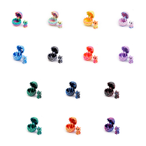 Vashine Matériaux PLA imprimés en 3D respectueux de l'environnement DRAGON avec œuf, Dragon volant créatif en plastique, Œuf de dinosaure, Jouets de rénovation imprimés en 3D - Product Image 6