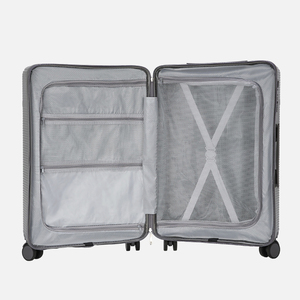 여자 남여 공용 맞춤형 경량 방수 네오프렌 하드 쉘 트롤리 여행 가방 세트 잠금 3 롤링 스피너 휠 - Product Image 3