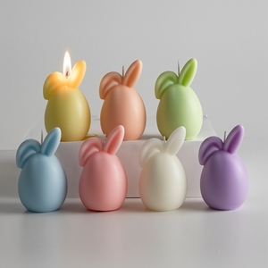 Adornos Decorativos para el Hogar, Velas Aromáticas con Forma de Conejito de Pascua, Lindas y Creativas, Hechas a Mano, Recuerdos para Fiestas de Pascua, Regalos, Velas Novedosas - Product Image 3