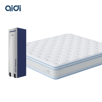 Matelas hybride orthopédique pliable en mousse à mémoire de forme le plus populaire, soulageant la pression, roulé en boîte