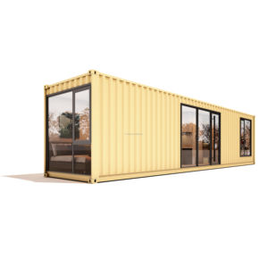 Casa Container Prefabbricata in Pannelli Sandwich d'Acciaio Confortevole Villa Hotel Casa Bar Design Moderno Camera con Vista Mare Competitiva - Product Image 6