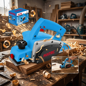 Raboteuse électrique FIXTEC <span class=keywords><strong>600W</strong></span>, puissante, pour le travail du bois, outil de menuiserie - Product Image 1