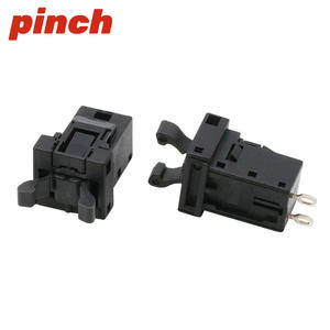 Pinch Door Lock <b>Switch</b> CL Universal Black Spring Lock Mechanism For Trash Can Lid Glasses <b>Case</b> - Product Image 2